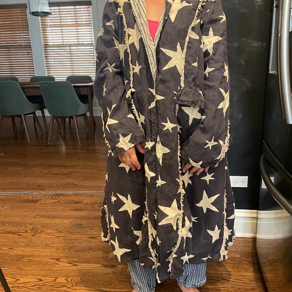 Magnolia Pearl Blue Duster Coat, one size